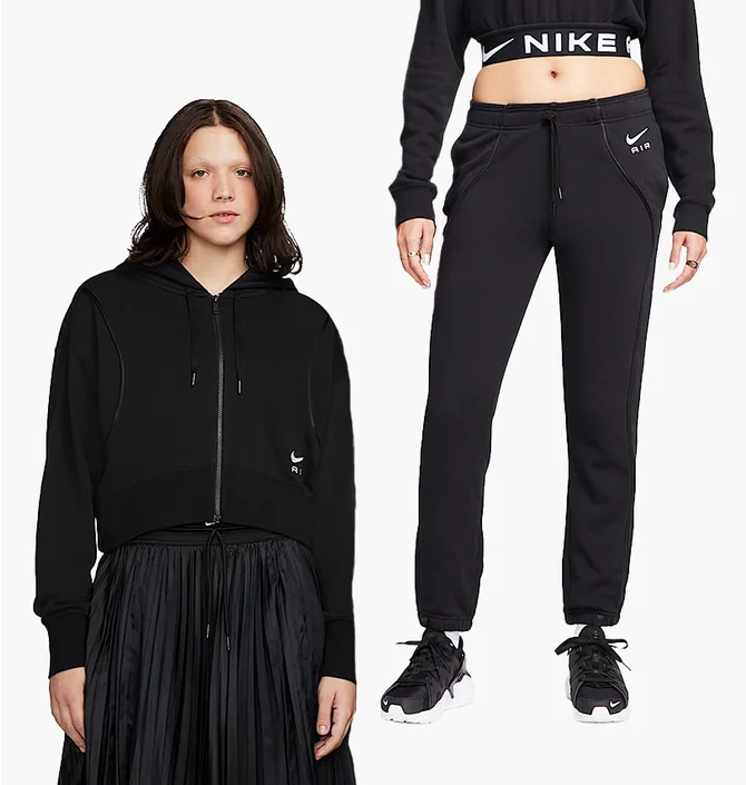 Спортивний костюм унісекс Nike Nsw Air Flc Black DQ6579-010__DQ6563-010