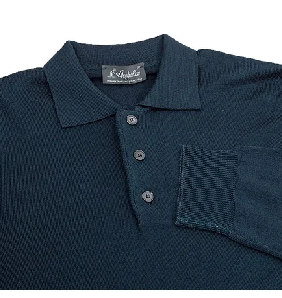 Кофта мужская AUSTRALIAN Sweater Polo Neck Blue LSUMA0013-061
