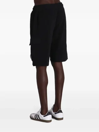 Шорти чоловічі CP Company Light Fleece Cargo Lens Shorts Black 18CMSB069A-002246G-999