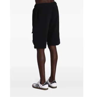 Шорты мужские C.P. Company Light Fleece Cargo Lens Shorts Black 18CMSB069A-002246G-999