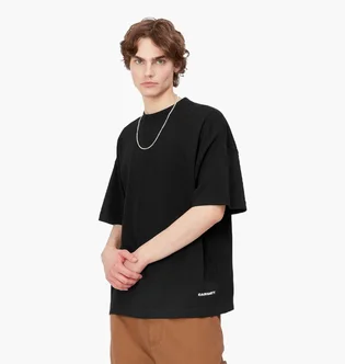 Футболка мужская Carhartt Wip S/S Link Script T-Shirt Black I031373-0D2XX
