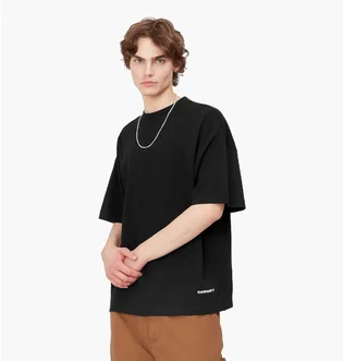 Футболка мужская Carhartt Wip S/S Link Script T-Shirt Black I031373-0D2XX