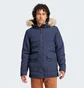 Парка мужская Adidas Hooded Fur Parka Blue IK0552