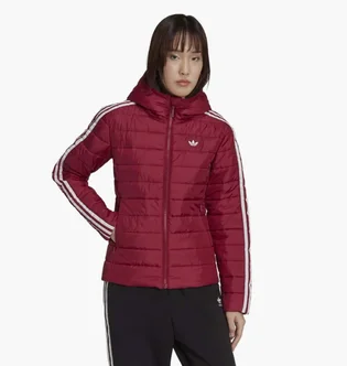 Куртка женская Adidas Hooded Premium Slim Jacket Bordo Hs6769