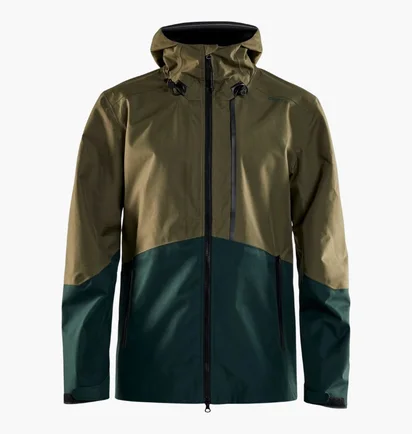 Ветровка мужская Craft Shell Green/Camo 1908004-669000