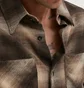 Сорочка чоловіча Barrow Shirt Brown/Beige F4BWUASI071