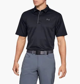 Поло мужское Under Armour Tech Polo Black 1290140-001