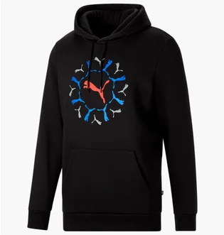 Худи мужское Puma Ess+ Graphic Hoodie Black 678069-01