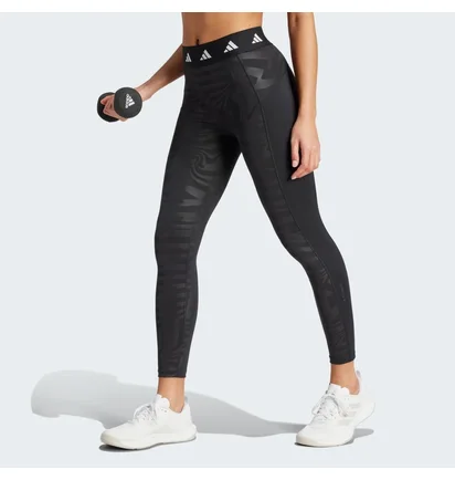 Легінси жіночі Adidas Techfit Printed 7/8 Leggings Black IN6879
