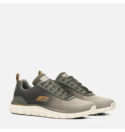 Кросівки чоловічі Skechers Track-Ripkent Grey 232399-OLV
