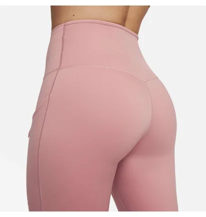 Лосины женские Nike W Dri-Fit Go Hr Tght Pink DQ5668-618