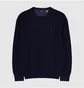 Світшот чоловічий Polo Ralph Lauren Textured Cotton Crewneck Sweater Blue 710918163001