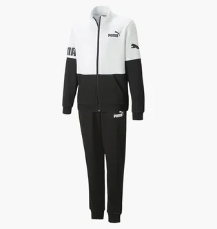 Спортивний костюм унісекс Puma Power Sweat Suit White/Black 674265-01