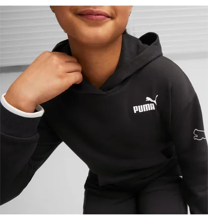 Худи детское Puma Power Colour Block Black 673549-01