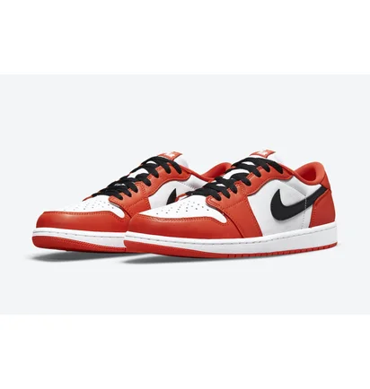 Кроссовки мужские Air Jordan 1 Low Og White/Red CZ0790-801