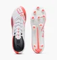 Бутсы унисекс Puma Ultra 5 Play Fg/Ag White/Orange 108169-01