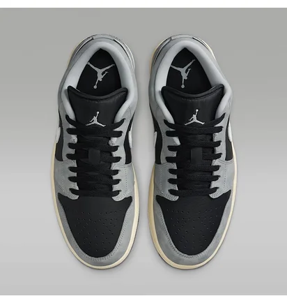Кросівки чоловічі Air Jordan 1 Low Se Grey/Black HQ2010-012