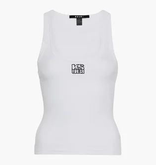 Майка женская Ksubi Stacked Origin Tank White WPS24TA005