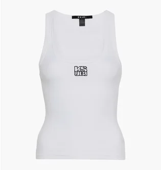 Майка женская Ksubi Stacked Origin Tank White WPS24TA005