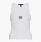 Майка женская Ksubi Stacked Origin Tank White WPS24TA005