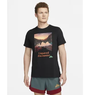 Футболка мужская Nike T-Shirt Trail Dri-Fit Black FD0120-010