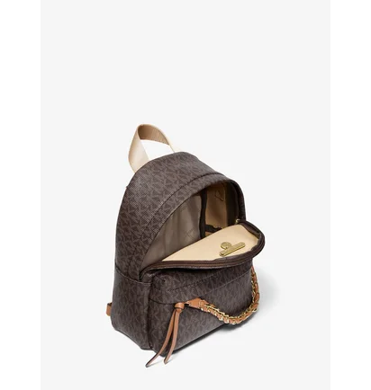 Рюкзак женский Michael Kors Slater Extra-Small Logo Brown 30T0G04B0B-BRN-ACORN-16577