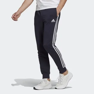 Штаны мужские Adidas Essentials Cuff 3-Stripes Black GK8888