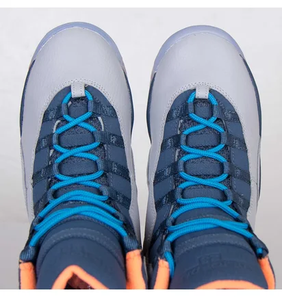 Кросівки дитячі Air Jordan 10 Retro Gs White/Blue 310806-026