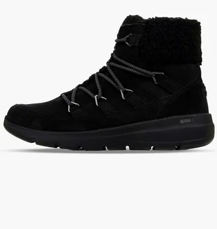 Ботинки женские Skechers On-The-Go Glacial Ultra - Winter Is Coming Black 144187-BBK