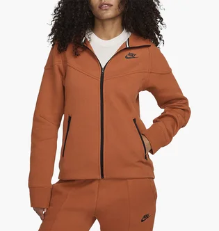 Толстовка жіноча Nike W Nsw Tch Flc Wr Fz Hdy Orange FB8338-825