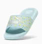 Тапочки детские Puma Cool Cat 2.0 Lemon Slides Turquoise 395657-02
