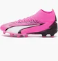 Бутсы унисекс Puma Ultra Play Mxsg Pink 107762-01