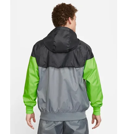 Куртка чоловіча Nike Wvn Lnd Wr Hd Jkt Grey/Green DA0001-065