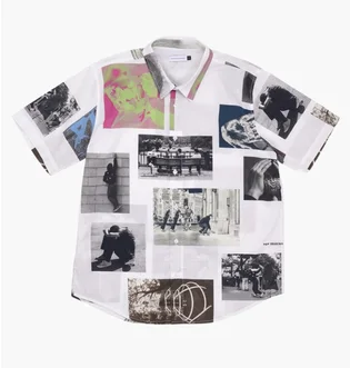 Рубашка мужская Pop Trading Company Hugo Snelooper White POPSS23_03-006