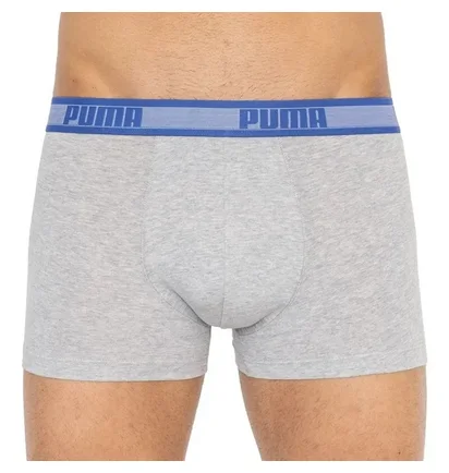 Трусы мужские Puma Worldhood Stripe Trunk Blue/Grey (2 шт) 501004001-010