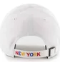 Кепка унисекс 47 Brand New York Yankees Primary Purpo White PRPCU17GWS-WH