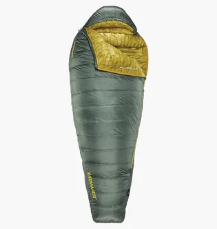 Спальник THERM-A-REST Questar -6С Olive/Yellow 13157