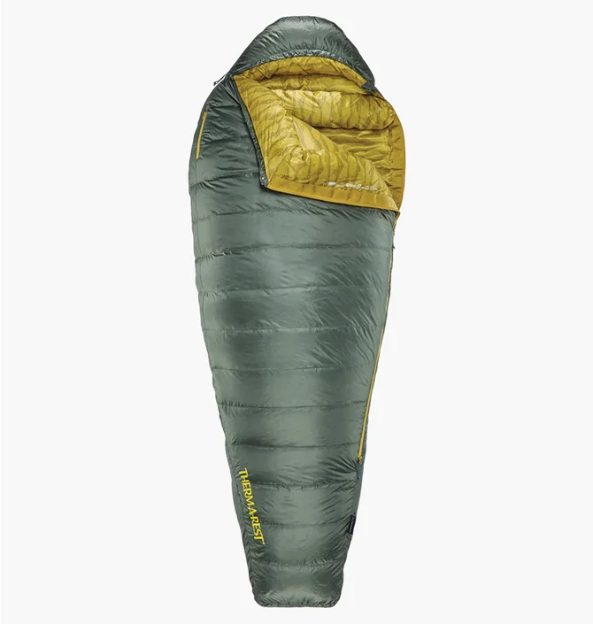 Спальник THERM-A-REST Questar -6С Olive/Yellow 13157