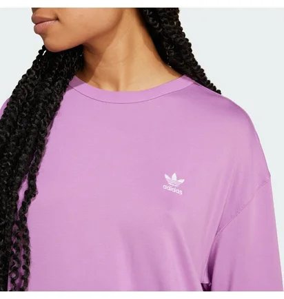Футболка женская Adidas Trefoil Violet IY4652
