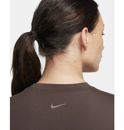 Лонгслив женский Nike One Fitted Brown FQ2148-237