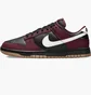 Кроссовки женские Nike W Dunk Low Nn Black/Bordo HM9658-600