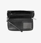 Гаманець жіночий Michael Kors Jet Set Travel Large Signature Logo Continental Wallet Black 35H8STVT3B-BLACK-101343