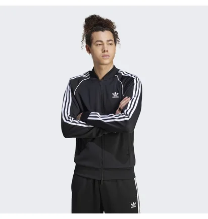 Олімпійка чоловіча Adidas Adicolor Classics Sst Track Jacket Black IM4545