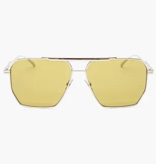 Солнцезащитные очки BOTTEGA VENETA Yellow/Metallic BV1012S-007-60