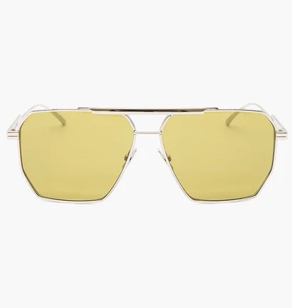 Солнцезащитные очки BOTTEGA VENETA Yellow/Metallic BV1012S-007-60