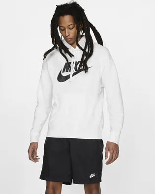 Худи мужское Nike Nsw Club Hoodie Po Bb Gx White BV2973-100