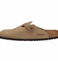 Тапочки мужские BIRKENSTOCK Boston Soft Footbed Oiled Leather Clogs Brown 1018147