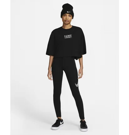 Леггинсы женские Nike Sportswear Swoosh Leggings Black Dr5617-010