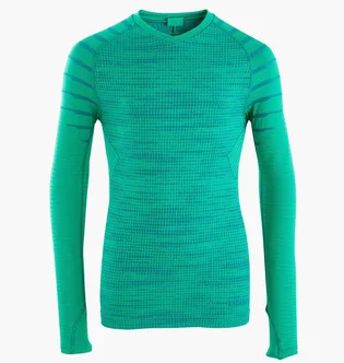 Лонгслів дитячий Kipsta ChildrenS T-Shirt Green 8651112