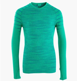 Лонгслів дитячий Kipsta ChildrenS T-Shirt Green 8651112